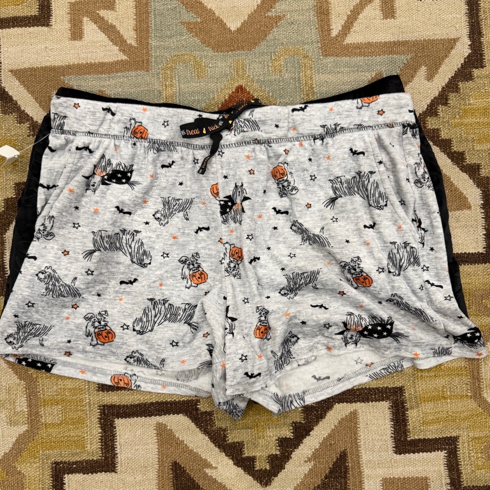 Trick or Treat Sleep 2 Pack, Super Soft Halloween Pajama Shorts with Pockets!